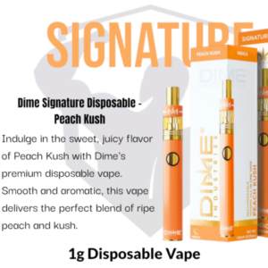Dime Industries: Peach Kush 1000mg All in One Device